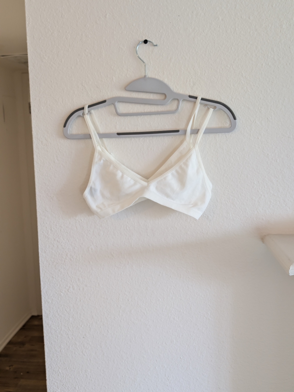 Minimalist White Cotton Crop Top 2pairs
